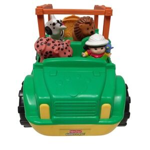 Fisher-Price Little People Animal Sounds Safari Jeep, Sonya Lee & 3 reg. animals